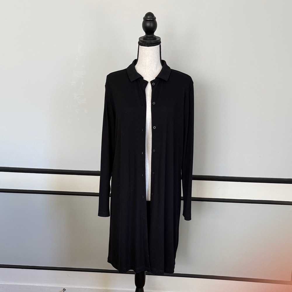 Uniqlo Black Long Sleeve Cardigan/Dress
